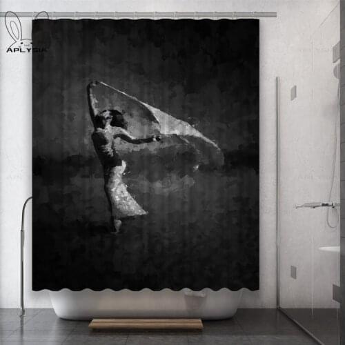 Owl Kirky Coast Skyscraper Starfish Beach Cloud Polyester Fabric Shower Curtain for Bathroom