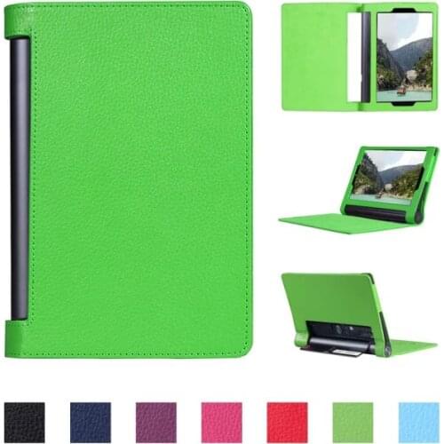 Ultra Slim Litchi Folio Stand PU Leather Cover Magnetic Smart Sleep Wake Case For Lenovo YOGA Tab 3 Pro 10 X90 YT3-X90F/L Tablet