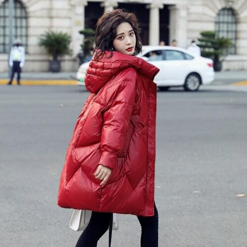 Winter Jacket Women Hooded Duck Down Coats Famale Thicken Korean Jackets Woman Casual Outerwear Chaqueta Mujer Invierno SQQ132
