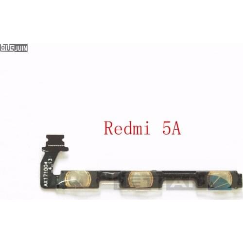 10PCS Power On Off Volume Up Down Button Key Flex Cable Replacement Repair Spare Parts for Xiaomi Redmi 5A
