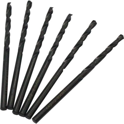100PCS 2.8mm Super hard black Cobalt Steel Alloys extended straight shank twist drill high quality