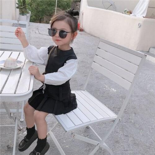Girls Blouses 2020 Autumn Fashion Korean Cotton Patchwork Shirts for Baby Girl Children Clothing Kids Casual Shirts New