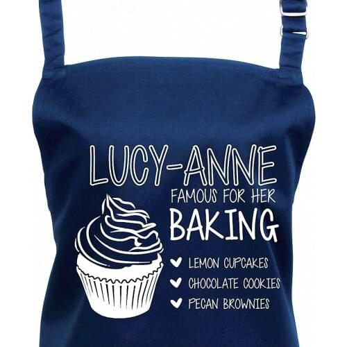Customize Cake Bakery Kitchen Aprons With Name,Personalized Cupcake Baking Apron,Valentines Gift For Teens,Cooking Gift For Her
