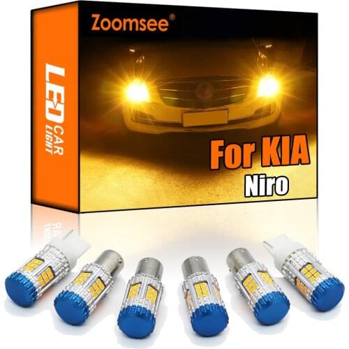 Zoomsee Canbus For KIA Niro EV For Niro 2020+ No Hyper Flash Error Vehicle Lamp LED Front Rear Turn Signal Light Indicator Bulb