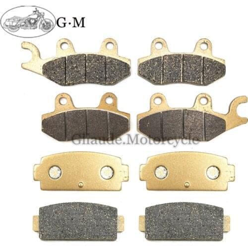 Motorcycle Front Rear Brake Sets Pads For QUADZILLA Z8 4x4 (Side x Side) 800cc 2014-2015