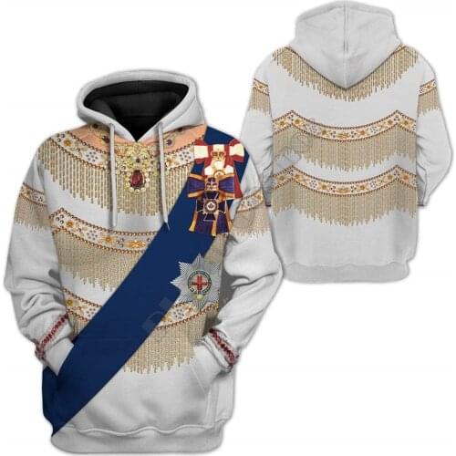 Queen elizabeth ii 3D Printed Men For Women hoodies Harajuku Streetwear Fashion Sweatshirts Jacket Cosplay Costumes 05