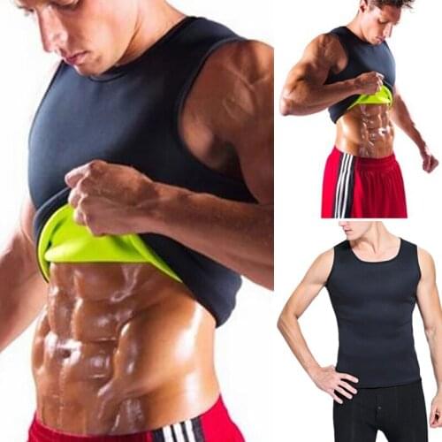 Men Running Vests Weight Loss Cincher Belt Mens Body Shaper Vest Trimmer Tummy Shirt Hot Girdle New Arrival Plus Size S-5XL