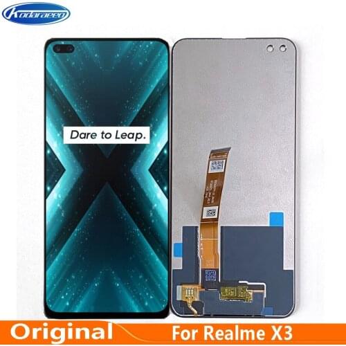 Original 6.6" For Realme X3 RMX2142 RMX2081 RMX2085 LCD Display Touch Screen Digitizer Assembly