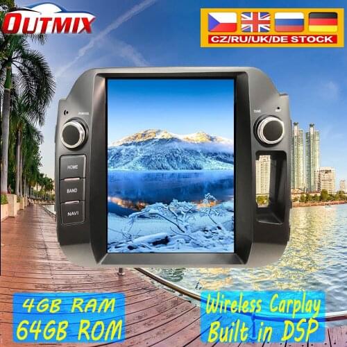 PX6 DSP Carplay Tesla screen 4+64GB Android 9.0 Car Multimedia Player For KIA Sportage 2011-2016 GPS Radio Auto stereo head unit