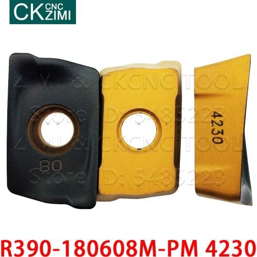 R390-180608M-PM 4230 R390 180608M PM 4230 carbide insert milling insert tool cutting turning tools CNC Indexable tools for steel