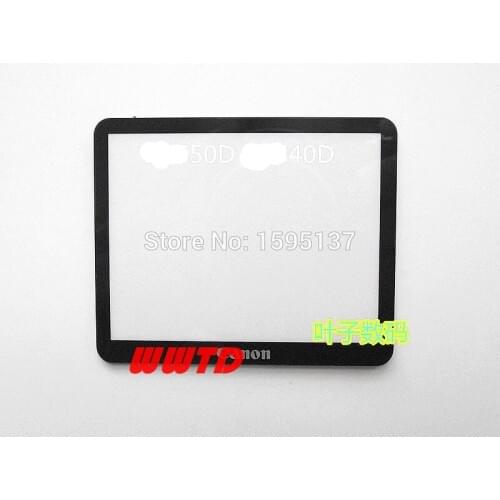 New LCD Screen Window Display (Acrylic) Outer Glass For CANON 40D 50D Camera Screen Protector + Tape