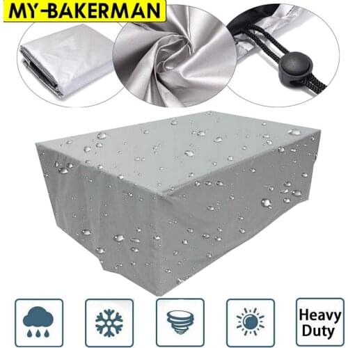 55 Sizes Patio Waterproof Cover Outdoor Garden Furniture Covers Rain Snow Chair covers for Sofa Table Chair Dust Proof Cover