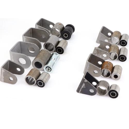 Swing arm support buffer sleeve with steel bushing Fit For DIY Suspension Assembly ATV Scooter UTV Go Kart Quad Bike Buggy Parts