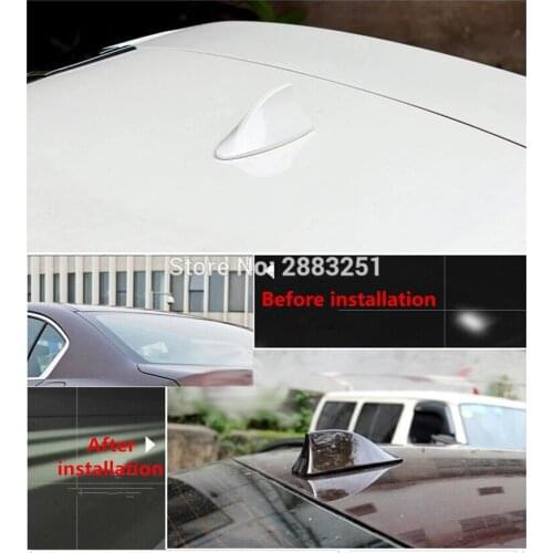1pcs Car Styling Car Roof Shark Fin Antenna Radio Signal For SUBARU Forester 2014 2016 Outback impreza Legacy XV car accessories
