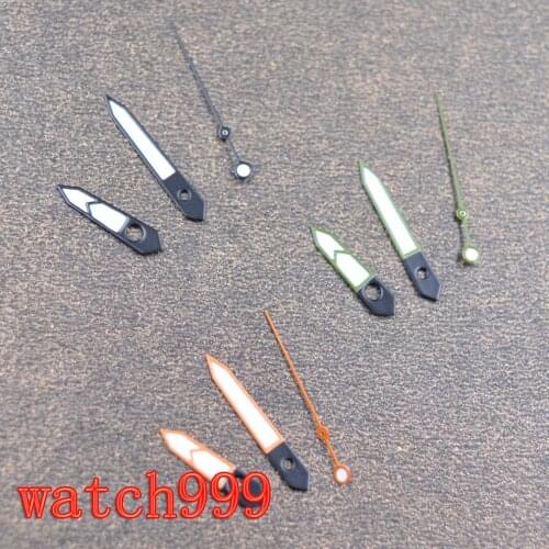 3 colors green luminous hand fit NH35 NH36 movement watch hands