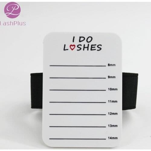 Acrylic lash holder eyelash extension supplies False Eyelashes Stand with Tick Mark Pallet lashes accessories lash Tools