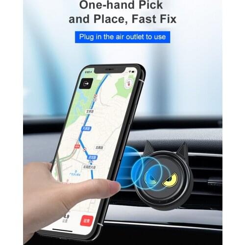 Car Phone Holder Air Outlet Car Holder Magnetic Aroma Diffuser Aromatherapy Mobile Phone Holder Car Interior Accessories TXTB1