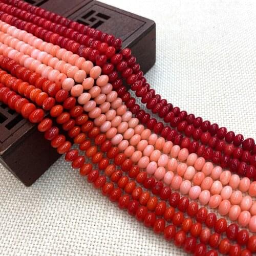 Three-color Artificial Coral Beaded Spacer Beads Natural Stone Used In Jewelry Accessories, Handmade Bracelets Necklaces Jewelry