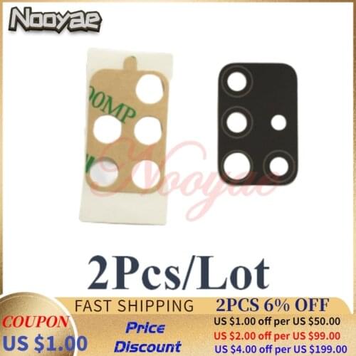 Back Big Rear Camera Glass Lens Cover For Samsung Galaxy A51 A515F / A71 A715F Real Camera Lens With Adhesive Sticker 2pcs/lot