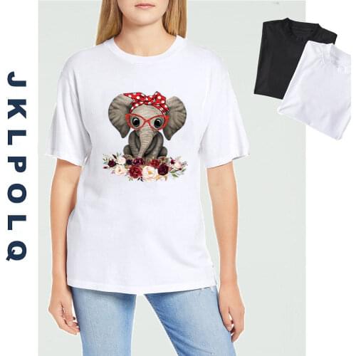 JKLPOLQ Womens T-shirt 2021 Anime Animal Graphics Cartoon Clothes Lovers Tops Woman Painted printing Vintage Female Casual Tee