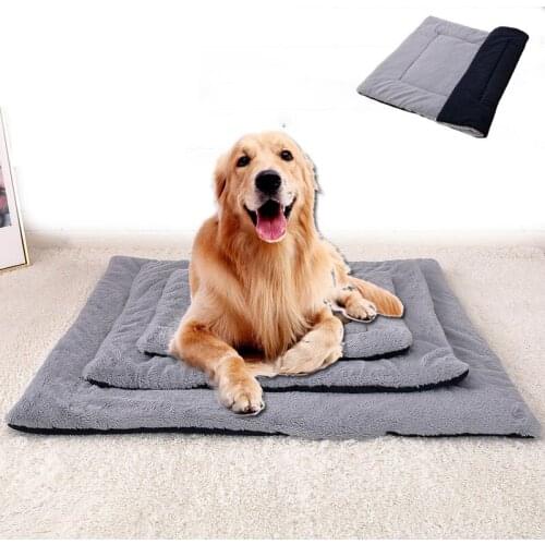 Pet Large Dog Bed Mat Kennel Soft Car Seat Mat Pet Dog Puppy Warm Bed House Plush Cozy Nest Dog House Pad Warm Pet House