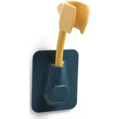 Bathroom Punch-free Shower Bracket Adjustable Suction Cup Holder Nozzle Hanger
