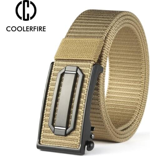 Fashion Men Nylon High Quality Webbing Belts Metal Buckle Canvas Outdoor Sports Casual Leisure Strap HB032
