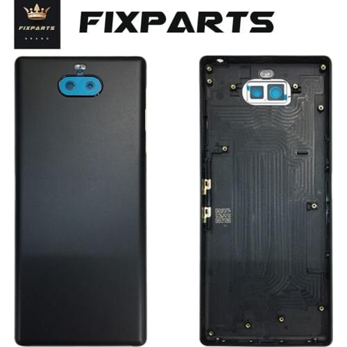 Origianl For SONY Xperia 10 Plus Back Battery Cover Door Rear Housing Case With Camera Lens Replacemen For SONY 10 Battery Cover