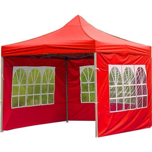 Tent Cloth Outdoor Folding Waterproof Rainproof Tent Cloth Gazebo Side Panel Four-Corner Folding Tent Cloth