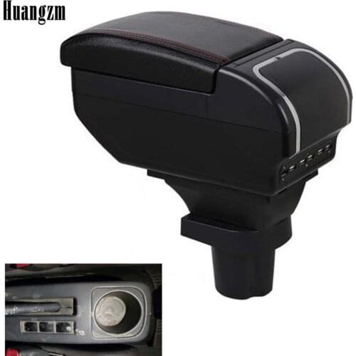 For suzuki liana armrest box central Store content Storage box armrest box with cup holder ashtray 9USB interface