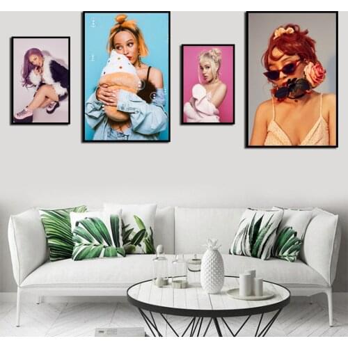 Poster Doja Cat Hip Hop Music Singer Star Rap Rapper Art Canvas Painting Hot Selling Nordic Living Room Home Decoration