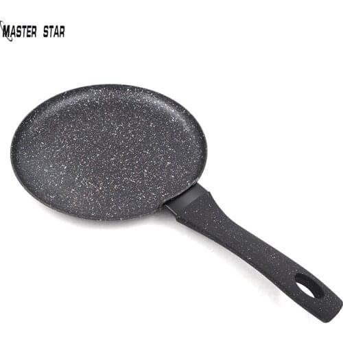 2021 New Italian Design Granite Coating Frying Pan Non-Stick 22/24cm Fry Pan Griddle Crepe High Quality Induction Cooker