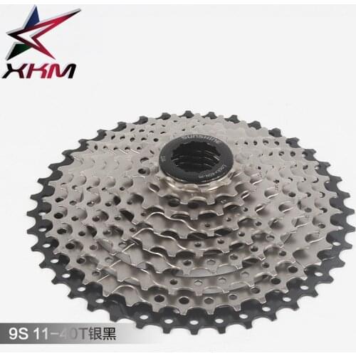 SUNSHINE 9speed 11-40T Bicycle Card type Flywheel Sprockets Wide Ratio MTB Mountain Bike Cassette Freewheel 40T Bicycle Parts