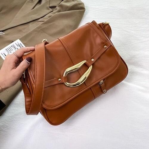 New Elegant Female Large Flip Tote bag Shoulder Bags High quality PU Leather Womens Designer Handbag Shoulder Messenger Bag