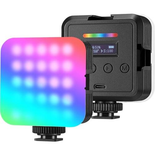 Neewer Dimmable Camera Video Light Kit:Bi-color 280 LED Panel CRI 96+ 3200-5600K,2 PCS Rechargeable Li-ion Battery,USB Charger