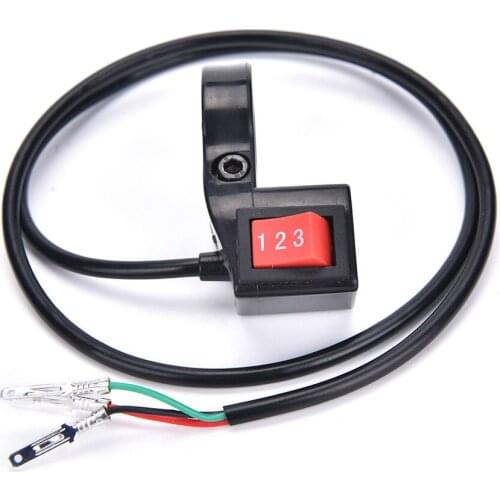22mm 3 Speed Module Switch Scooter Electric Bike E-bike Speed Shift Switch