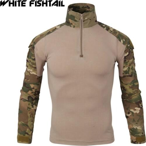 WHITE FISHTAIL Tactical T-Shirts