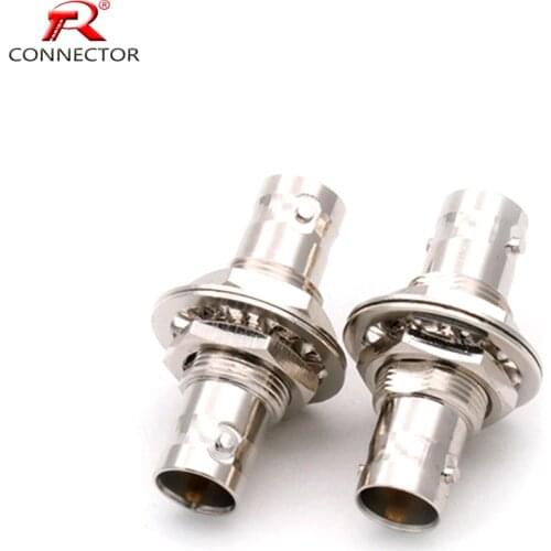 1pc BNC Chassis Panel Mount Connector BNC Female to BNC Female Panel Adaptor