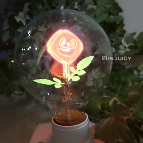 8Pcs/Lot G80 E27 Flame Light Edison Retro Industrial Rose Bulb Decorative lighting Party Bulb