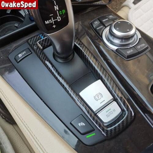 Car Center Console Gear Shift Cover Decoration Trim For BMW F10 F18 F07 F06 F12 F13 F25 F26 Interior Accessories