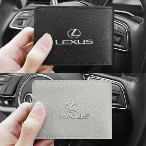 Car Accessories Women Men Passport Cover For Lexus High-grade Fur Style Travel ID Credit Card Holder Packet Wallet