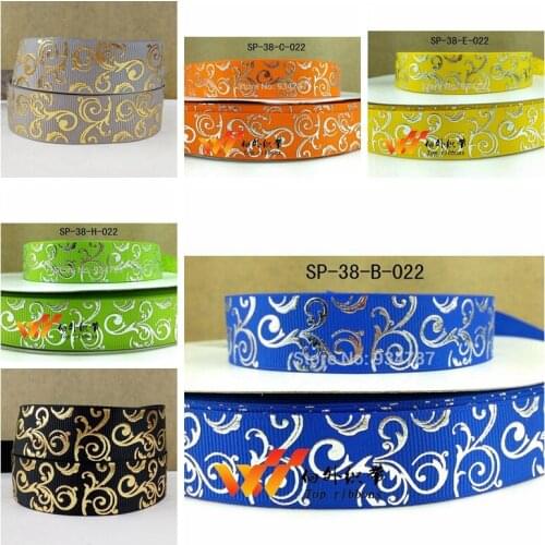 Free shipping printed cartoon grosgrain ribbon 38
