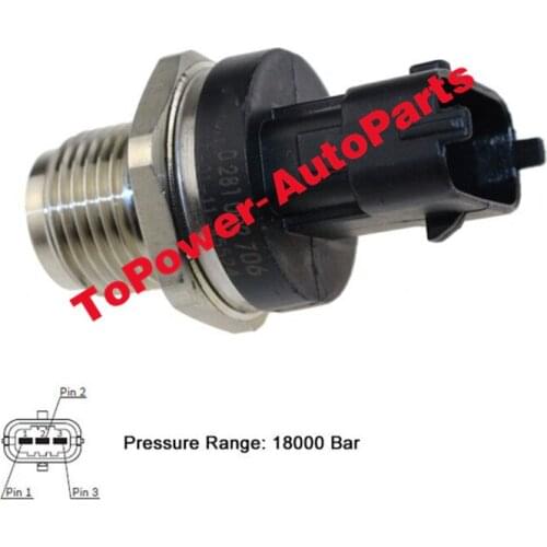 Fuel Rail Pressure Sensor OEM 0281002706 0281002937 0281002903 0281006158 For Alfaa Chevrolett Fiatt Ivecoo Volvoo Saabb Suzukii