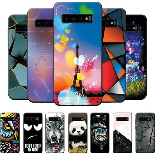 For Samsung S10 Plus Case Silicone S10 S10e S10 5G Case for Samsung Galaxy S10 5G Wolf Phone Case For Samsung S10 S10e Plus Capa