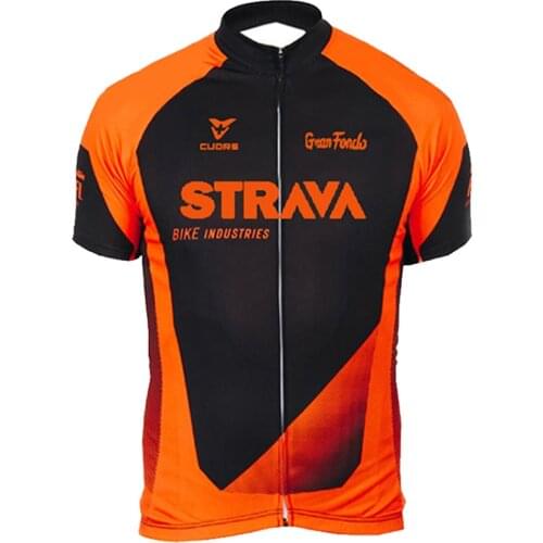 STRAVA Cycling Jersey MTB Jersey 2021 Bicycle Team Cycling Shirts Males' Short Sleeve Bike Wear Summer Premium Bicycle Clothing