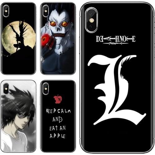 Soft Cover Bag For BQ Aquaris C U2 U V X2 X Lite Pro Plus M E4.5 X5 E5 4G 2017 S 5059 6040L Japan Anime Manga Death Note Ryuk