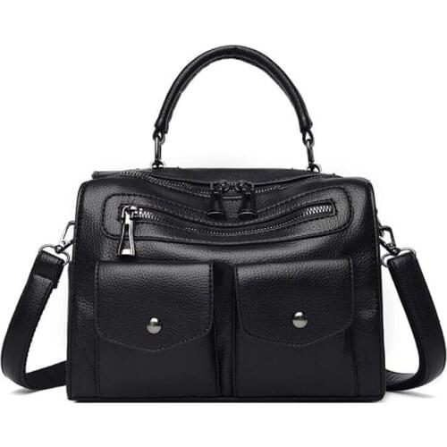 2021 New Multi-function Ladies Shoulder Bag High Quality PU Leather Women Messenger Bags Multi-pocket Design Womens Handbag Sac