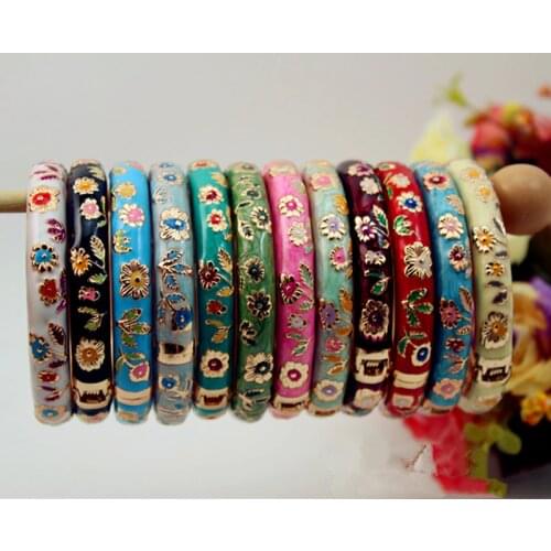 Wholesale 10PCS Beijing Cloisonne National Wind Bangle