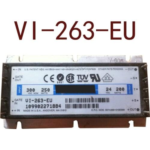 Original-- VI-263-EU DC300V-24V200W8.33A 1 year warranty {Warehouse spot photos