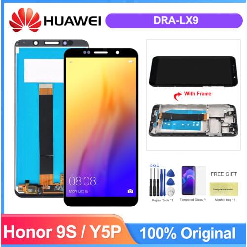Original LCD Screen For Huawei Honor 9S DUA-LX9 LCD Display Touch Screen With Frame For Huawei Y5P 2020 DRA-LX9 LCD